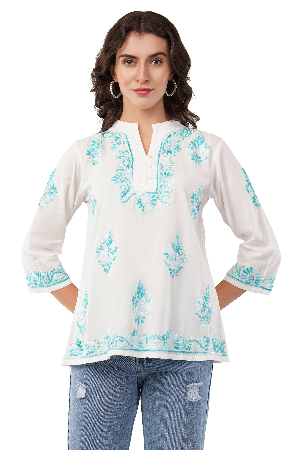 Women's Cotton Straight Fit/Straight Top