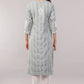 Women's Cotton Hand Embroidered Regular Straight Kurta/Kurti for Women & Girls