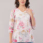 Women's Printed Maslin Straight Fit/Straight Top