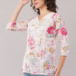 Women's Printed Maslin Straight Fit/Straight Top