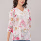Women's Printed Maslin Straight Fit/Straight Top