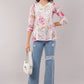 Women's Printed Maslin Straight Fit/Straight Top