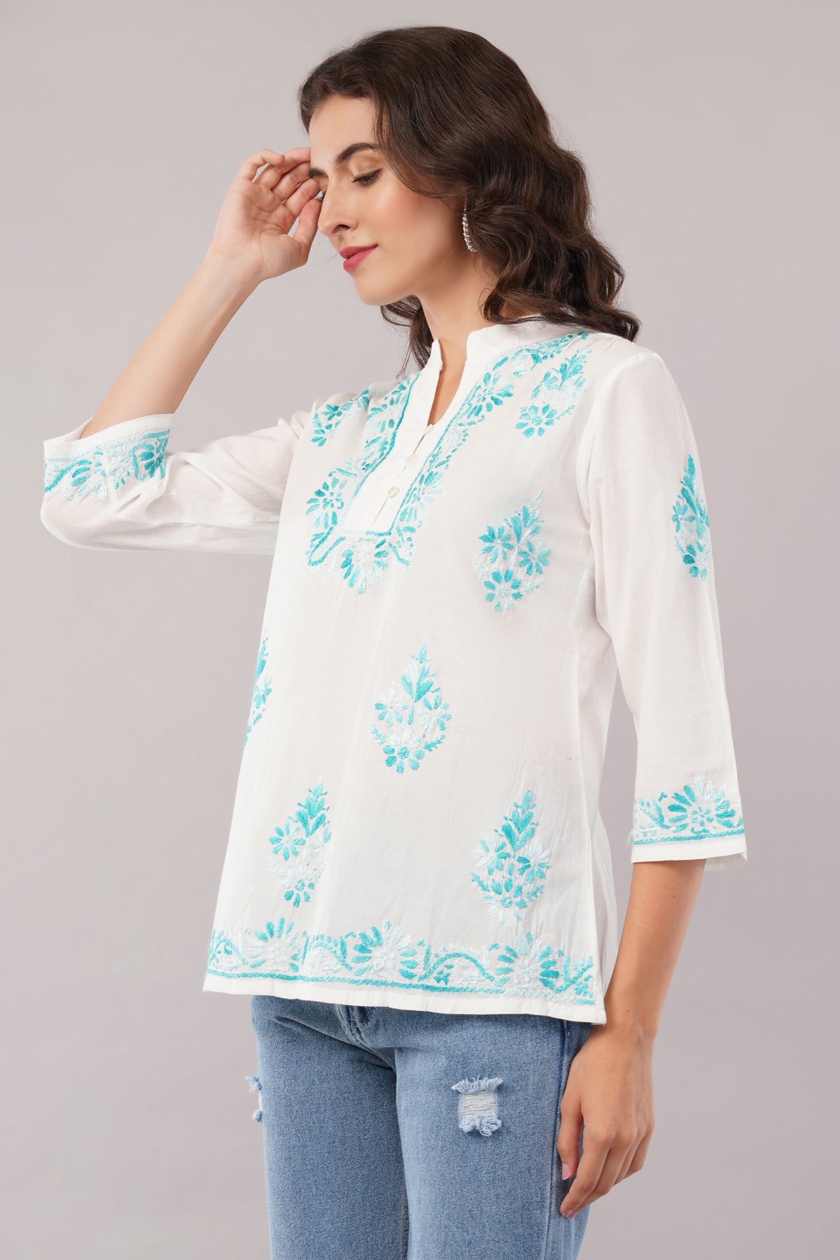 Women's Cotton Straight Fit/Straight Top