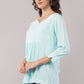 Women's Reyon Straight Fit/Straight Top