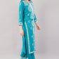 Hand Embroidered Rayon Chikankari Kurta with Pant Set | Ethnic Indian wear- Lucknow Chikankari Suit Set